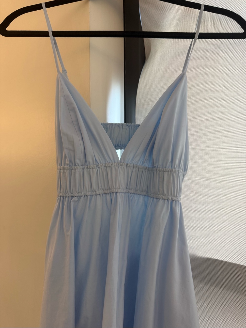 Aritzia Blue Midi Dress - Picture 3 of 4